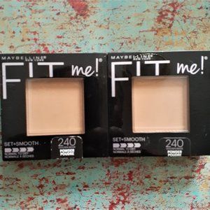 (2) Maybelline Fit Me! Pressed Powder Pressed Powd